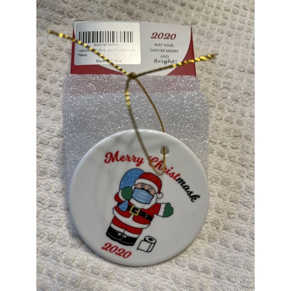 Merry ChristMASK 2020 ornament NIB